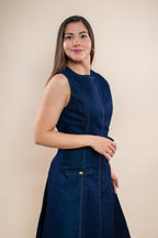 Vestido Clohe denim - MM Shop