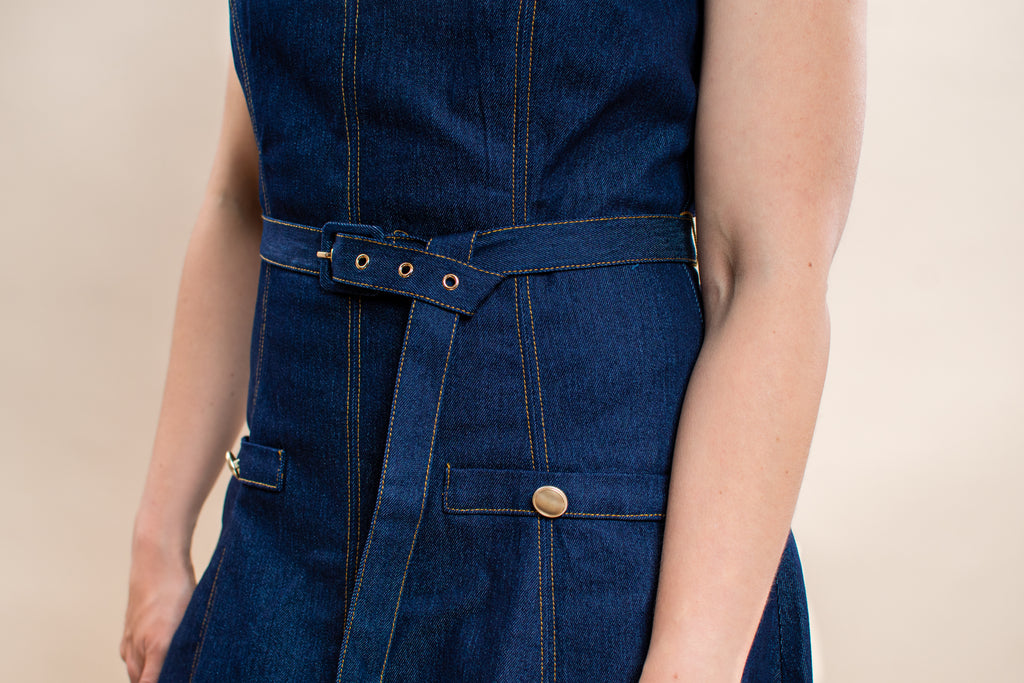 Vestido Clohe denim - MM Shop