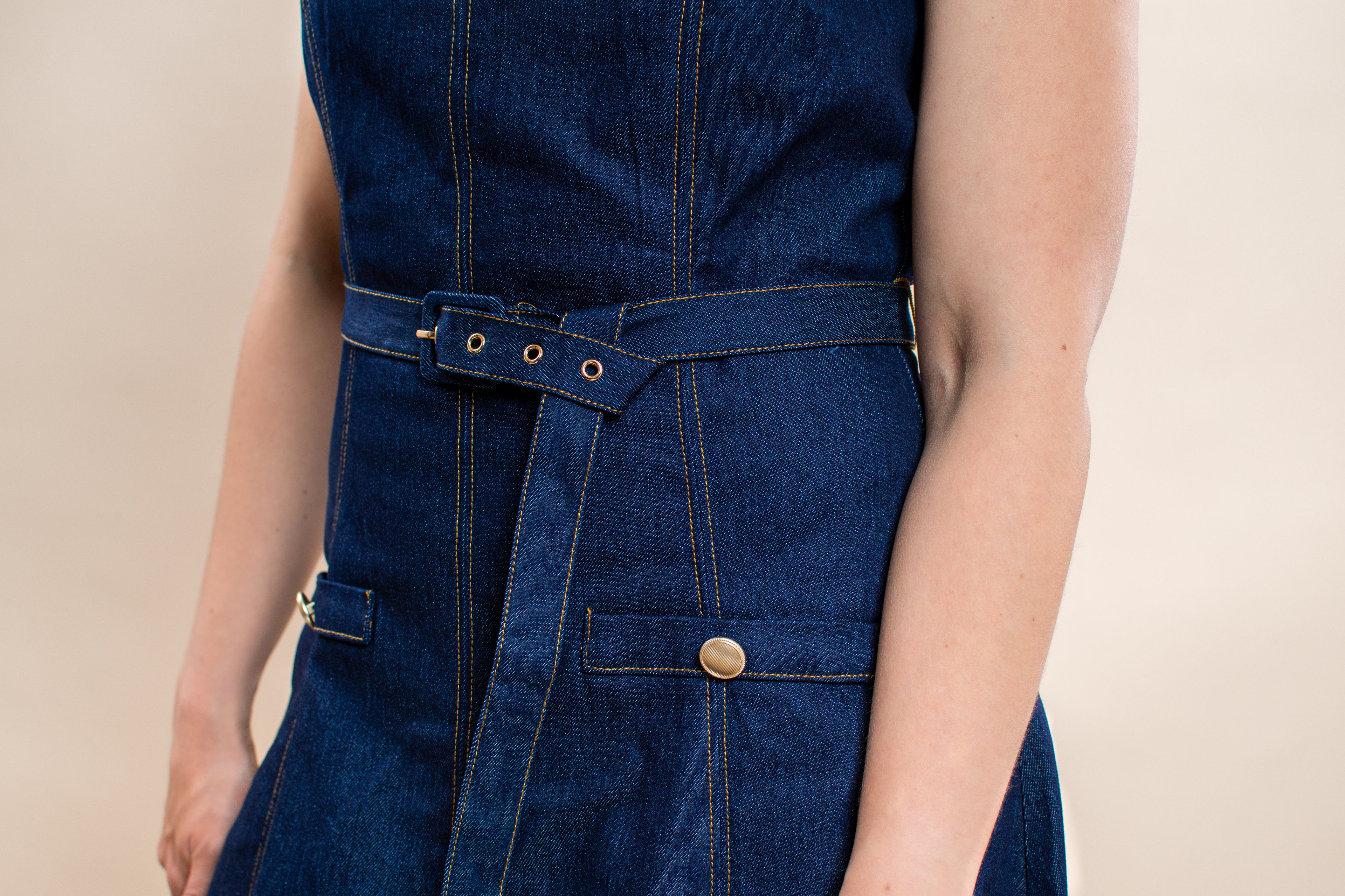 Vestido Clohe denim - MM Shop