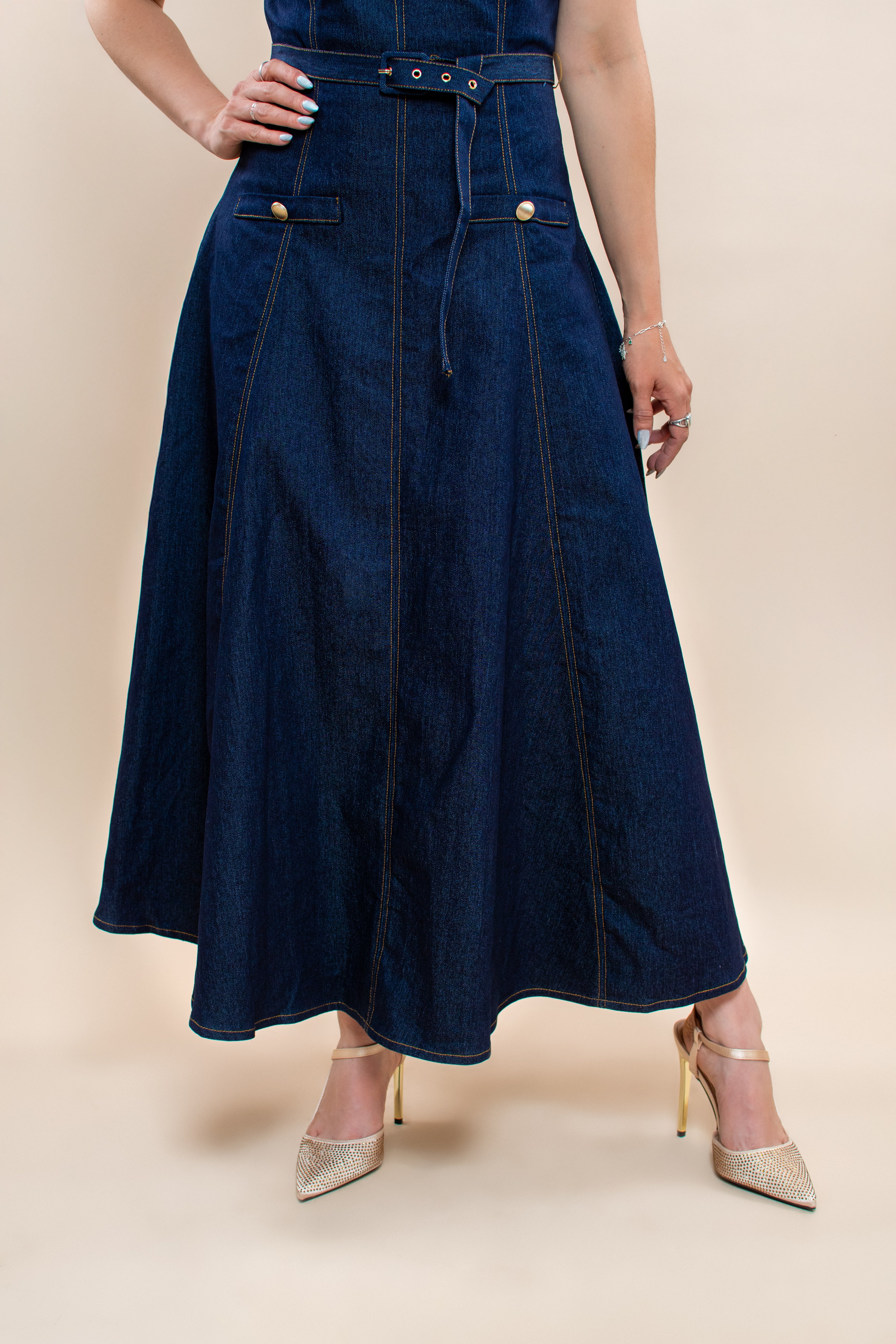 Vestido Clohe denim - MM Shop