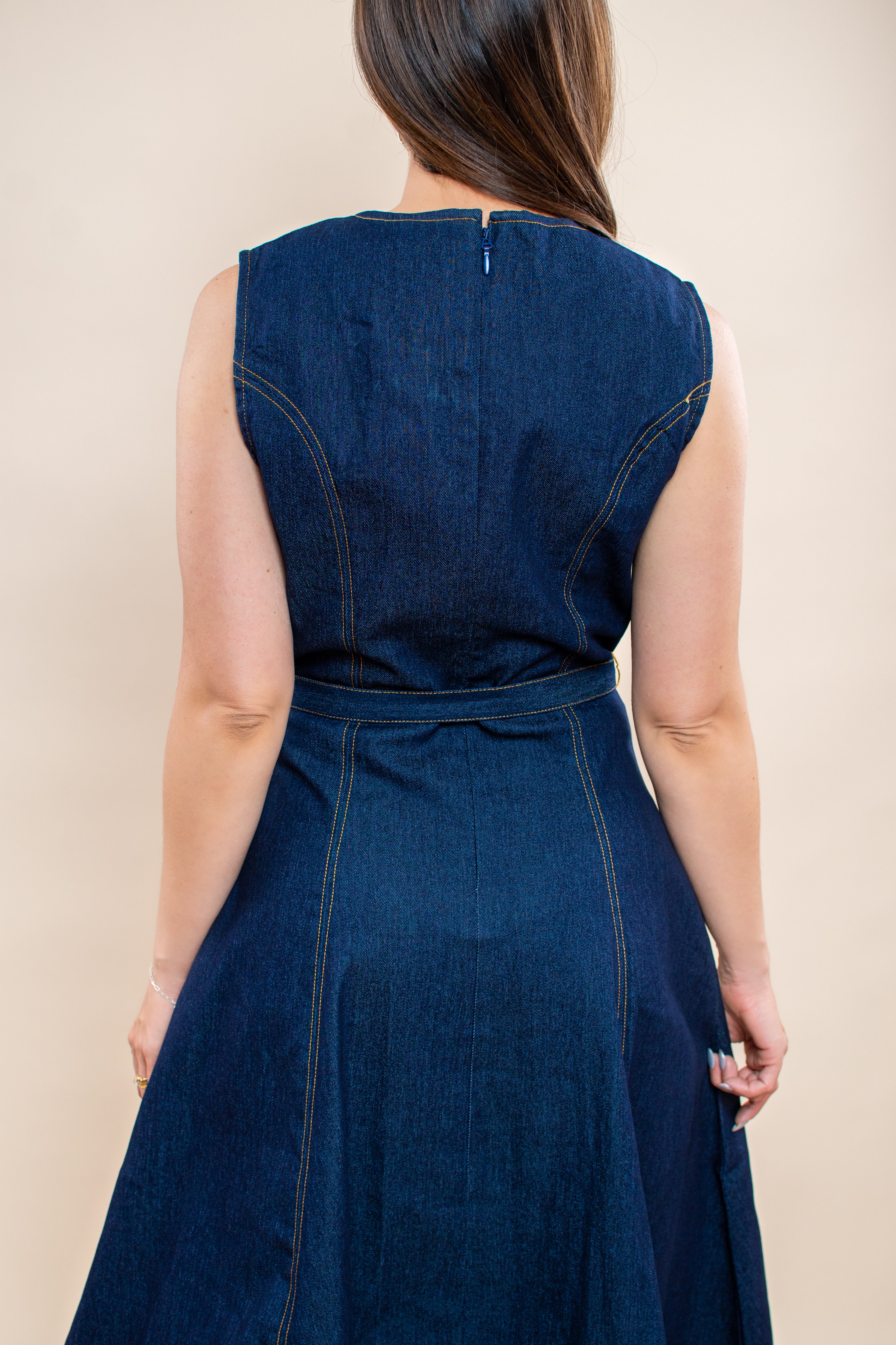 Vestido Clohe denim - MM Shop