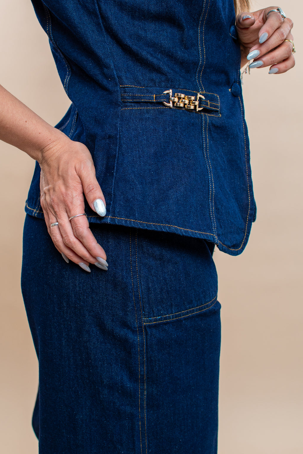 Chaleco Denim Pampa - MM SHOP