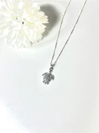 Collar marino con tortuga - plata 925