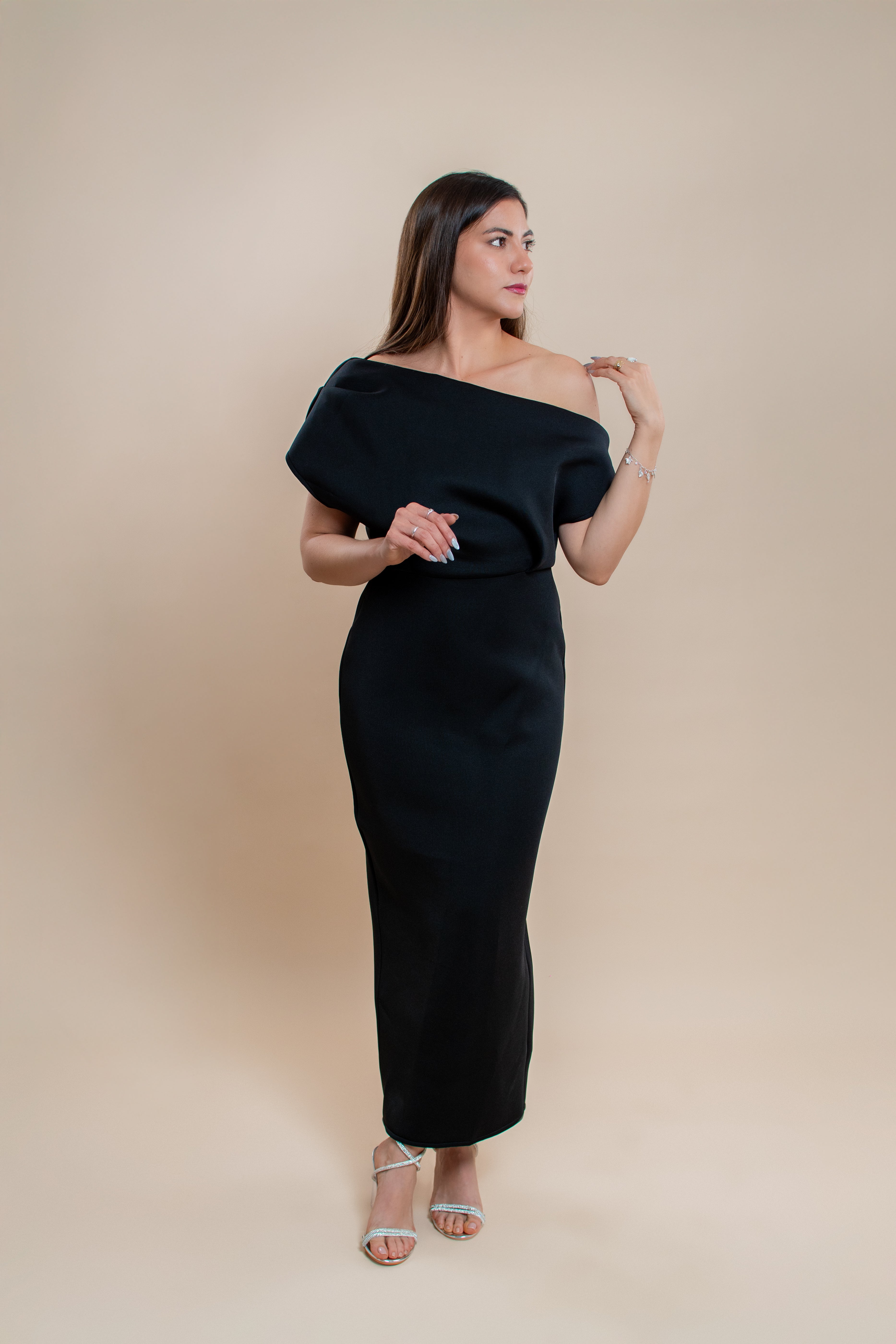 Vestido Positano negro - MM SHOP