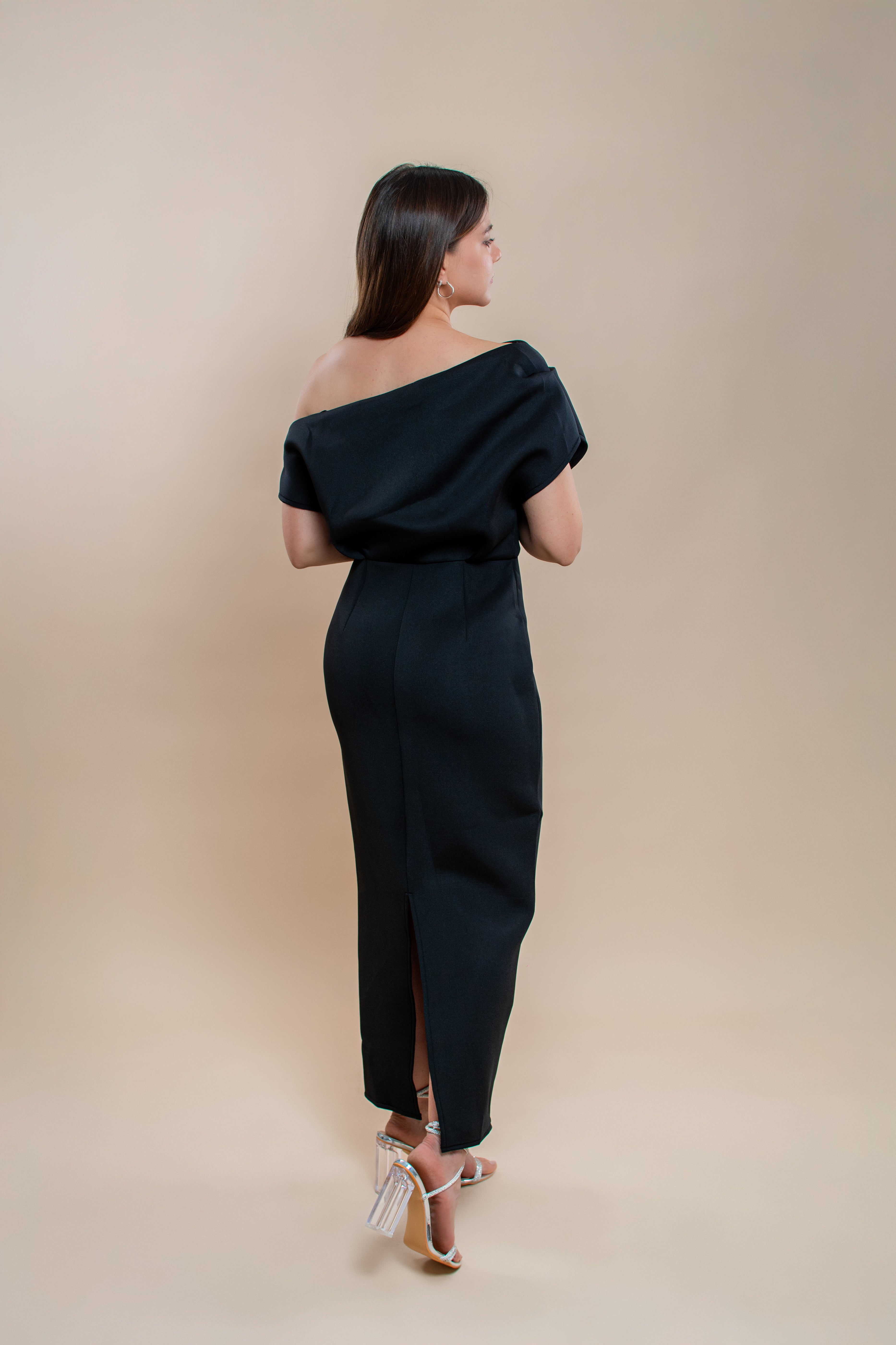 Vestido Positano negro - MM SHOP