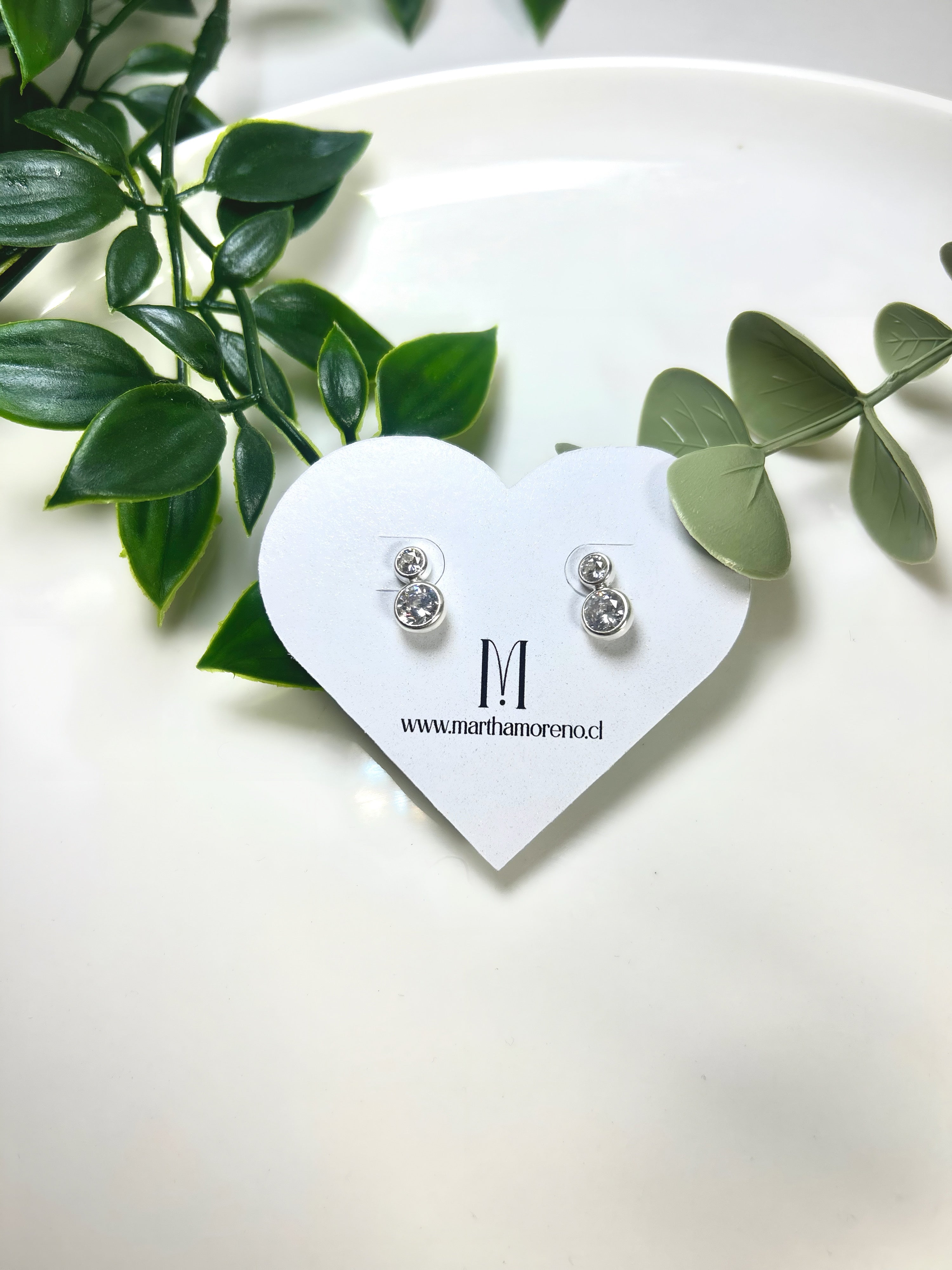 Aros Anah doble circonita