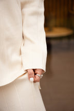 Conjunto Punto Acanalado Beige