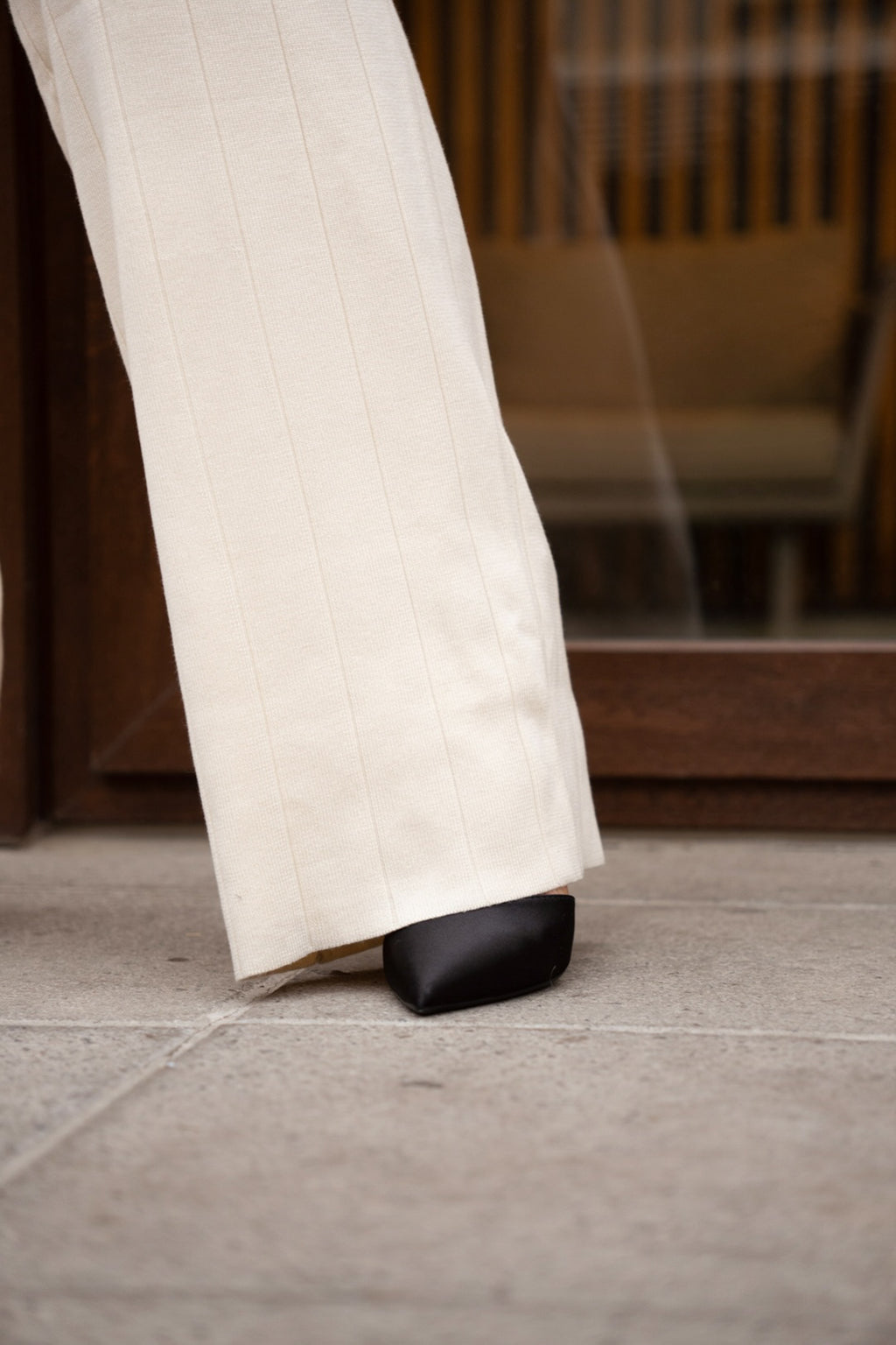 Conjunto Punto Acanalado Beige