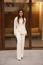 Conjunto Punto Acanalado Beige