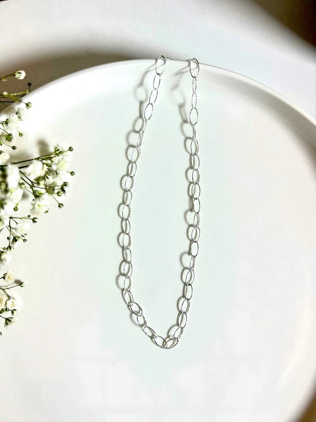 Collar chocker de plata 925 - 42 cm