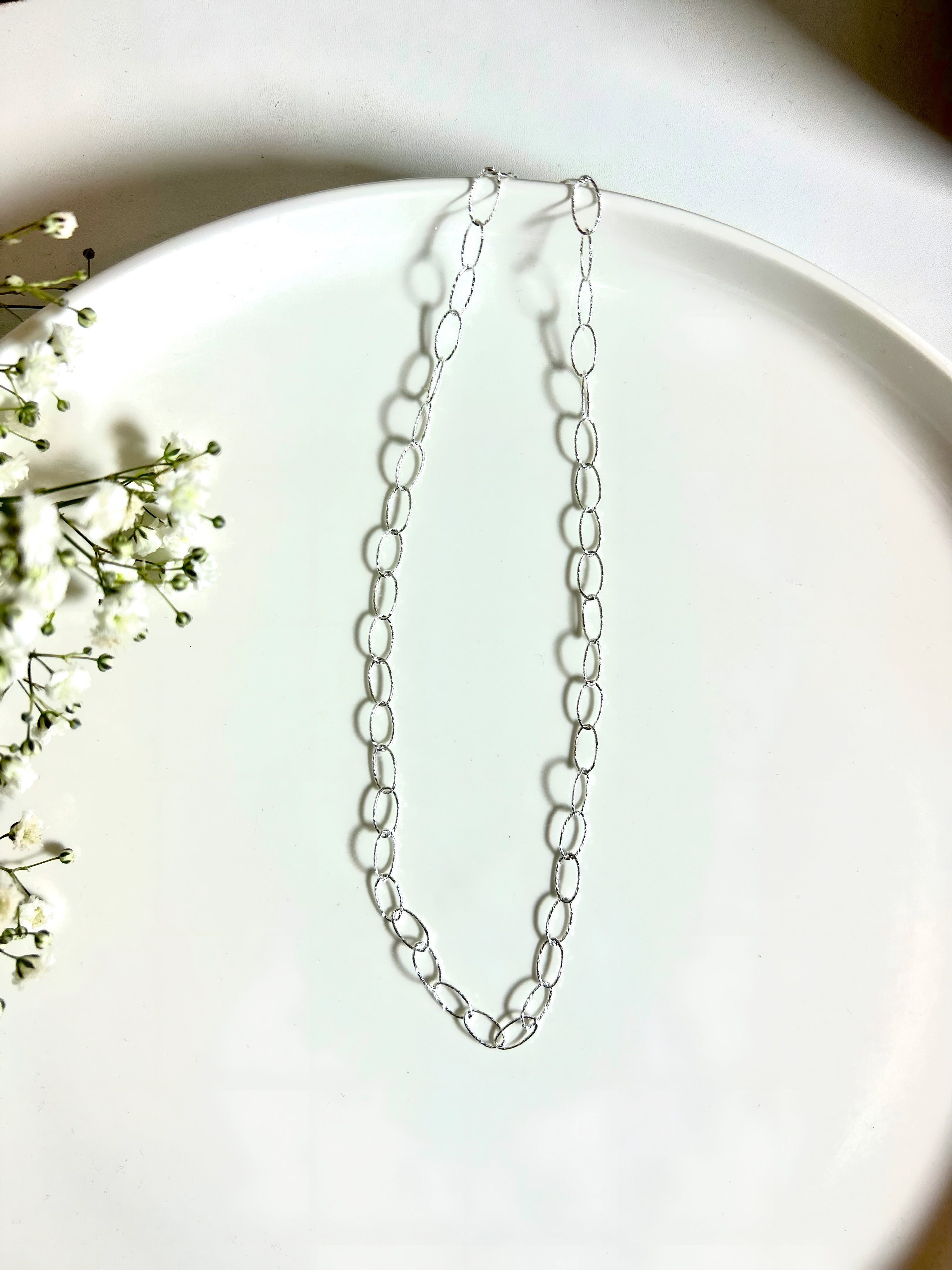 Collar chocker de plata 925 - 42 cm