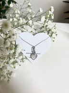 Collar corazón y nácar