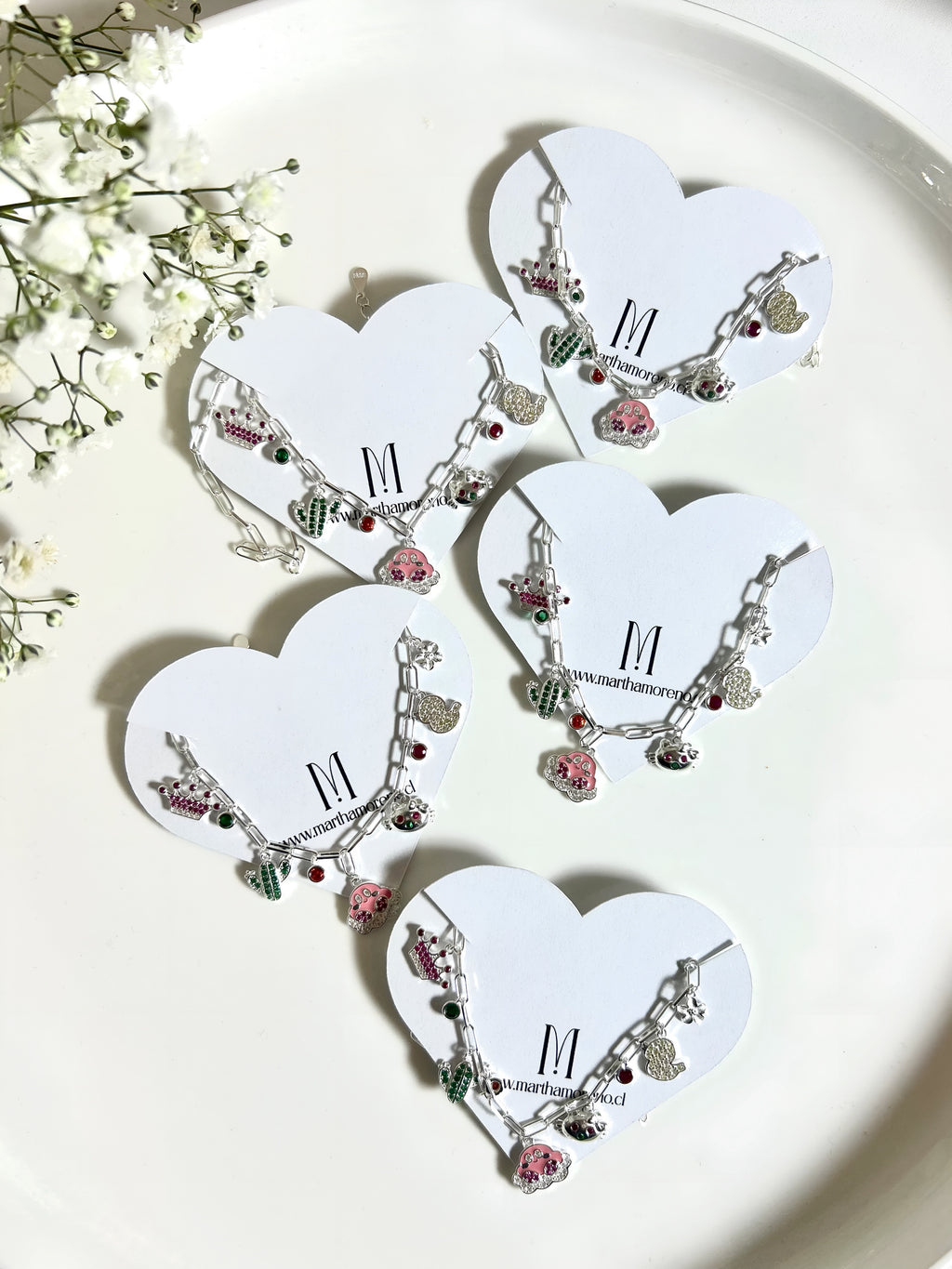 Collar charm fantasy en plata 925