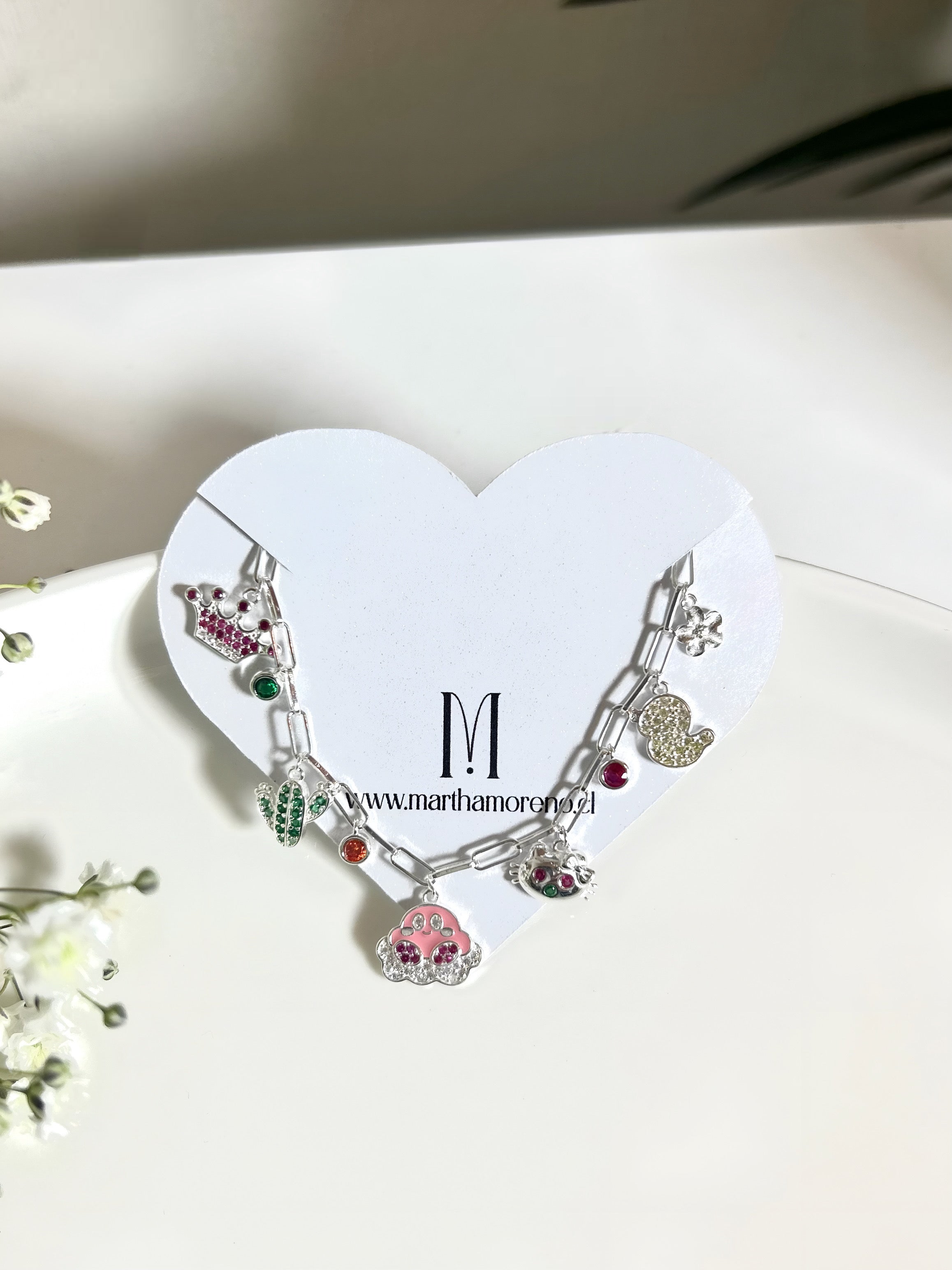 Collar charm fantasy en plata 925