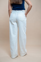 Jean Alana blanco ajustable - MM SHOP