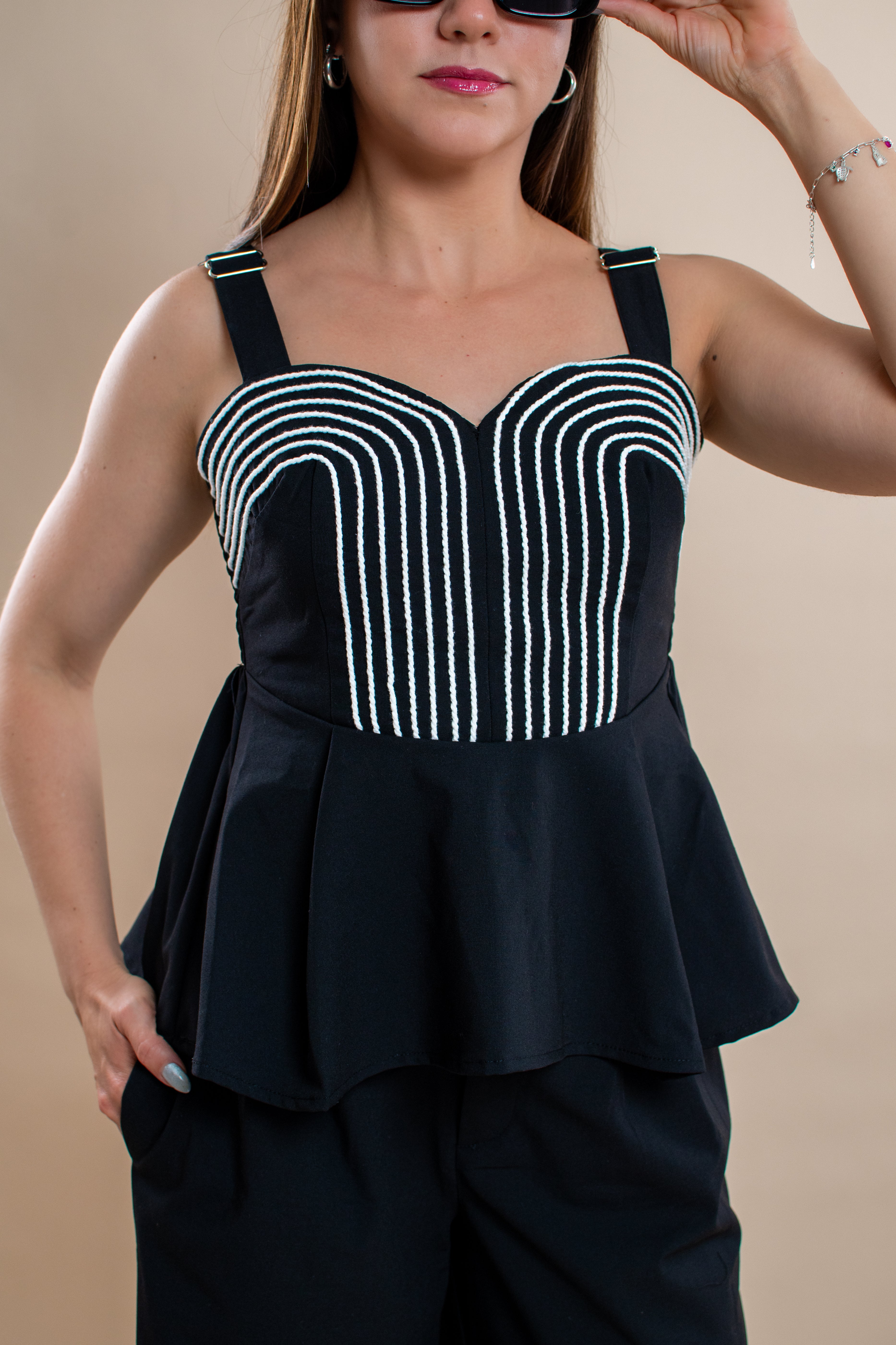 Top brenda bordado - MM SHOP