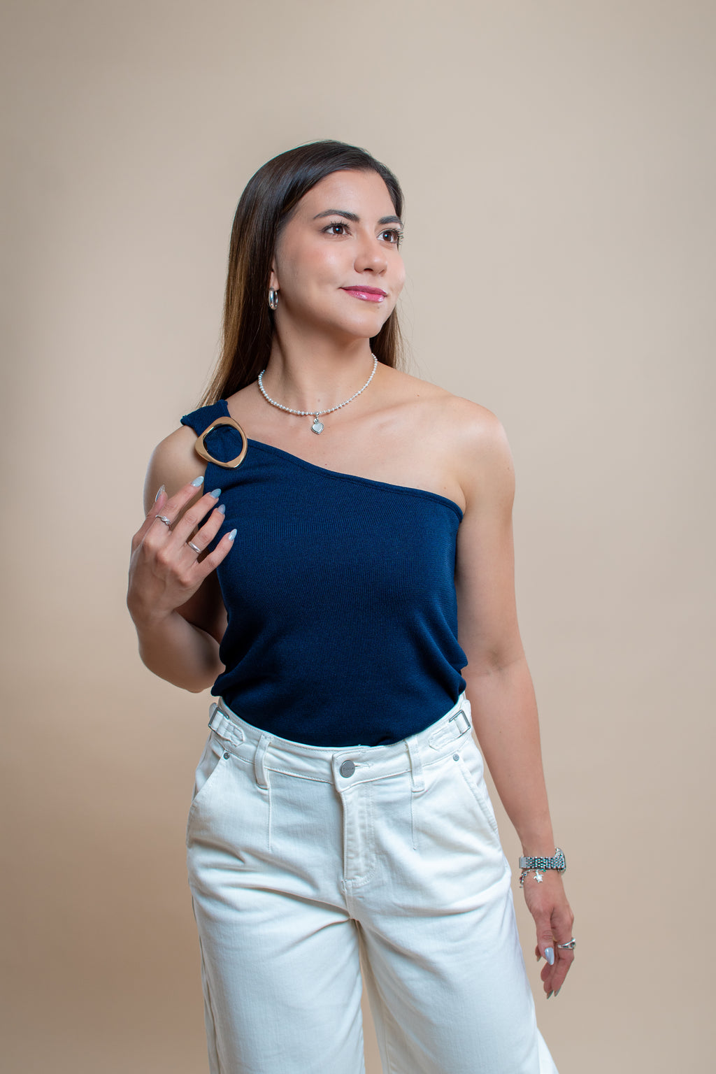 Top Tulum azul marino - MM SHOP