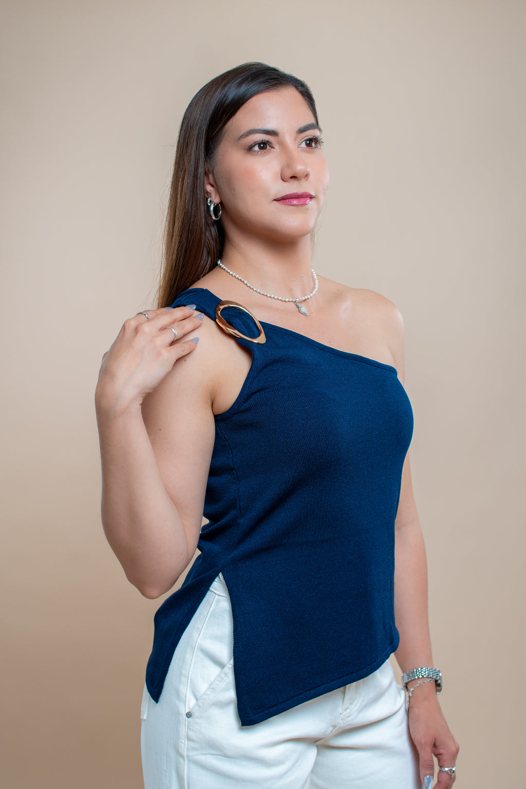 Top Tulum azul marino - MM SHOP