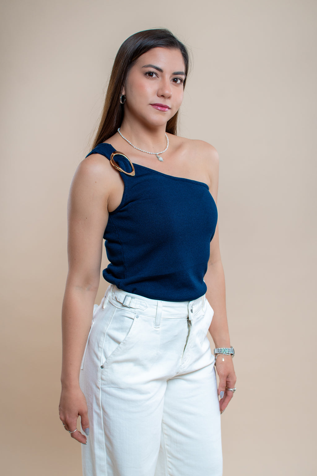 Top Tulum azul marino - MM SHOP