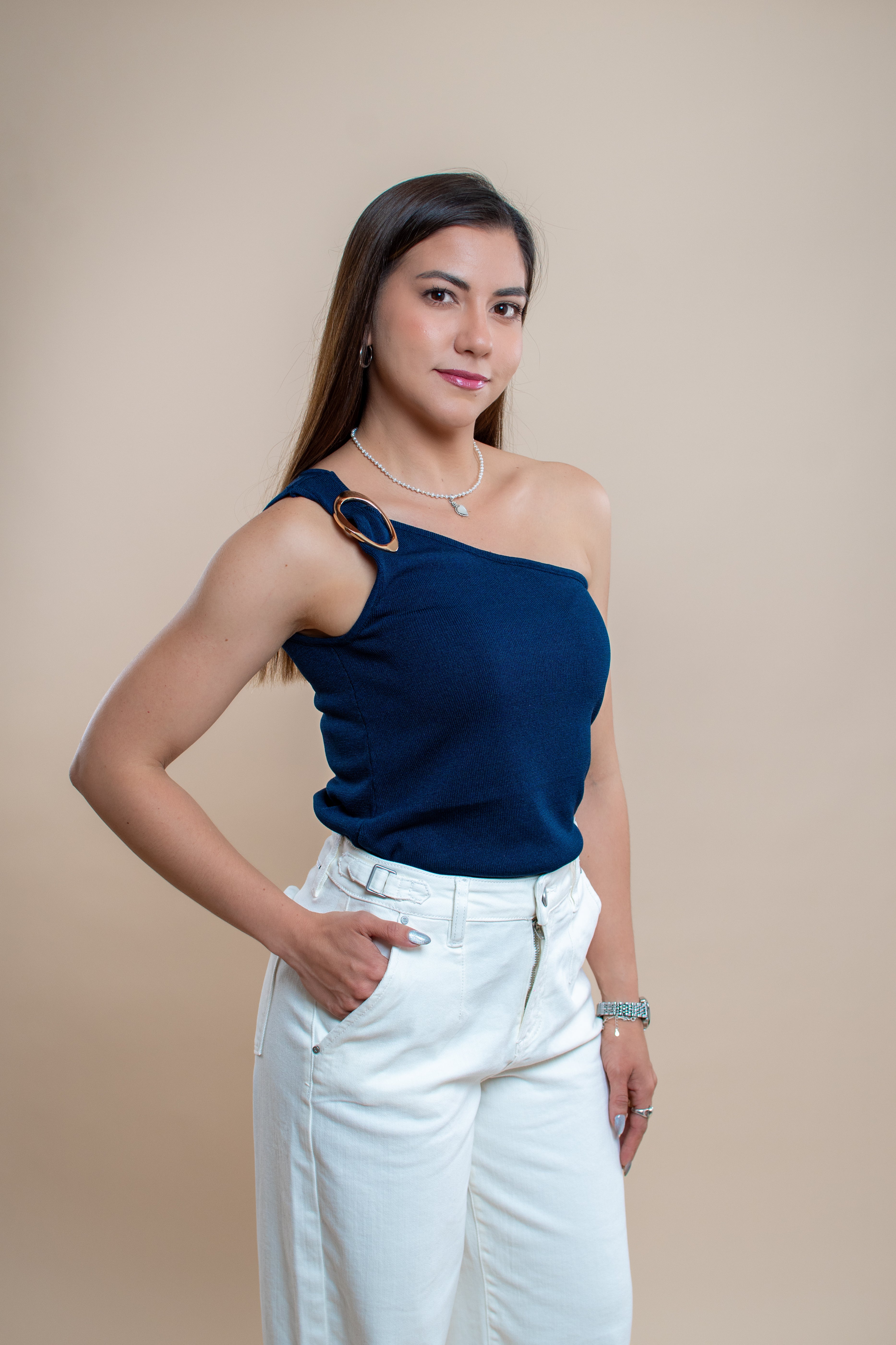 Top Tulum azul marino - MM SHOP