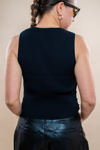 Top Priscilla negro - MM SHOP