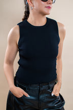 Top Priscilla negro - MM SHOP