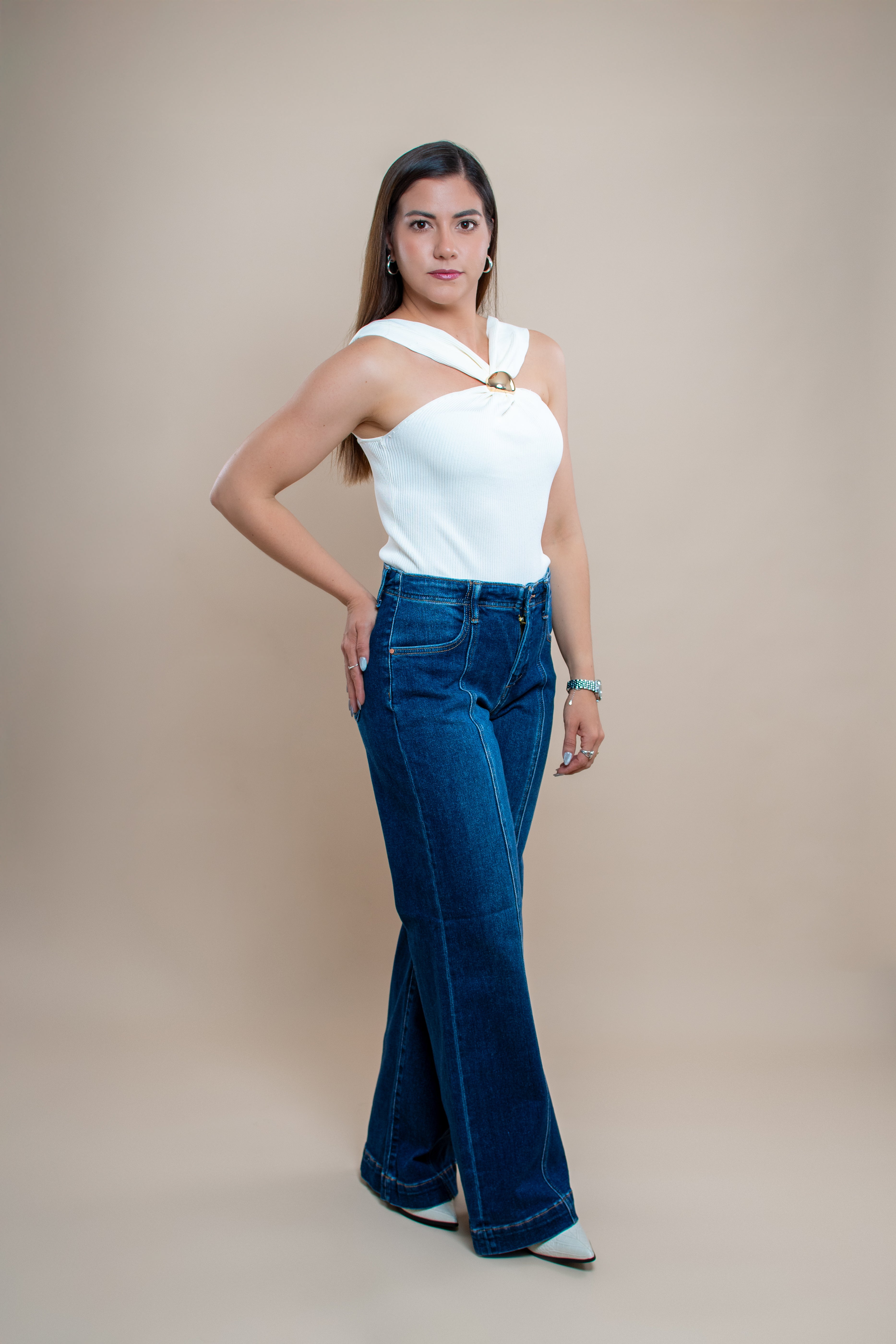 Top Anah en blanco - MM SHOP