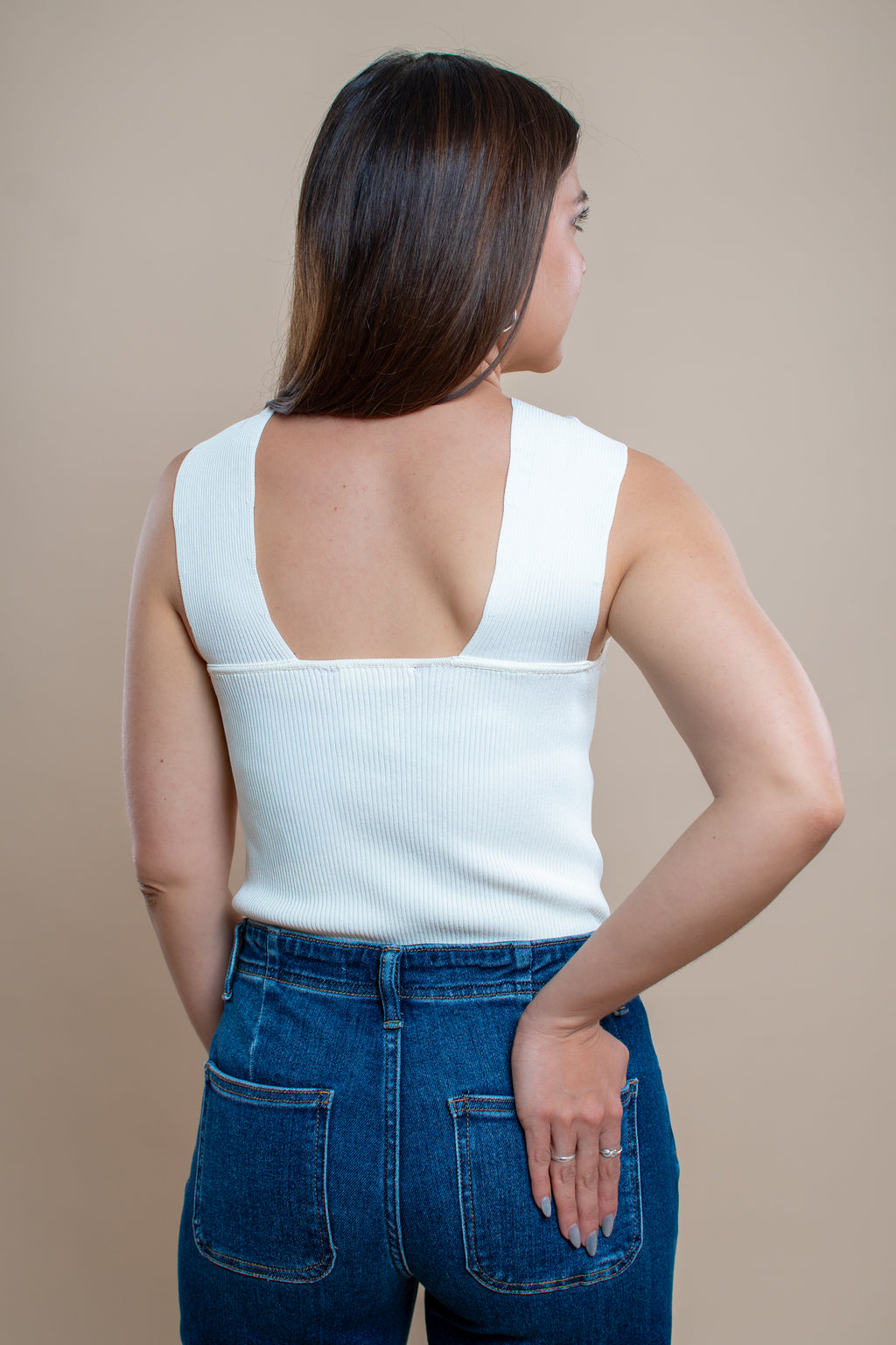 Top Anah en blanco - MM SHOP